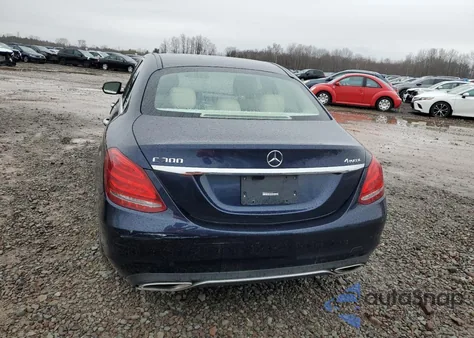 2015 Mercedes-Benz C 300 4Matic from USA, damaged, VIN 55SWF4KB7FU059649